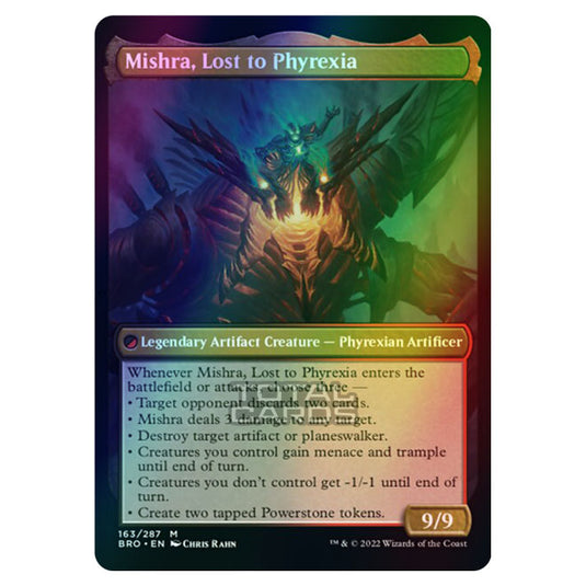 Magic The Gathering - The Brothers War - Mishra, Lost to Phyrexia - 163b/287 (Foil)
