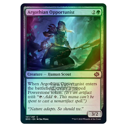 Magic The Gathering - The Brothers War - Argothian Opportunist - 167/287 (Foil)