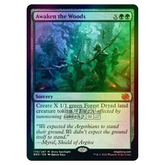 Magic The Gathering - The Brothers War - Awaken the Woods - 170/287 (Foil)