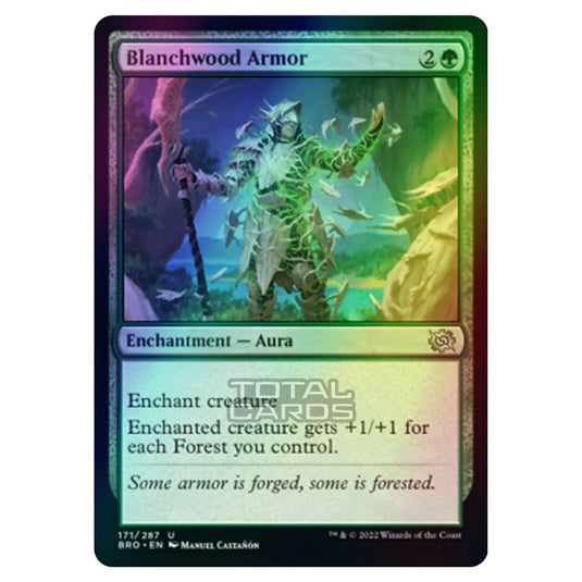 Magic The Gathering - The Brothers War - Blanchwood Armor - 171/287 (Foil)