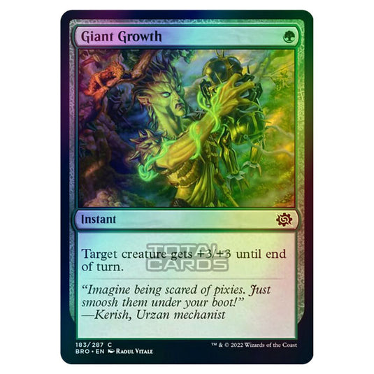 Magic The Gathering - The Brothers War - Giant Growth - 183/287 (Foil)
