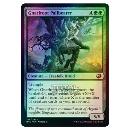 Magic The Gathering - The Brothers War - Gnarlroot Pallbearer - 184/287 (Foil)