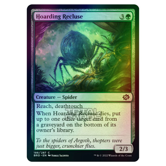 Magic The Gathering - The Brothers War - Hoarding Recluse - 186/287 (Foil)