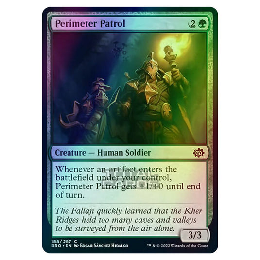 Magic The Gathering - The Brothers War - Perimeter Patrol - 188/287 (Foil)