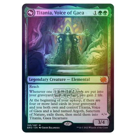 Magic The Gathering - The Brothers War - Titania, Voice of Gaea - 193/287 (Foil)