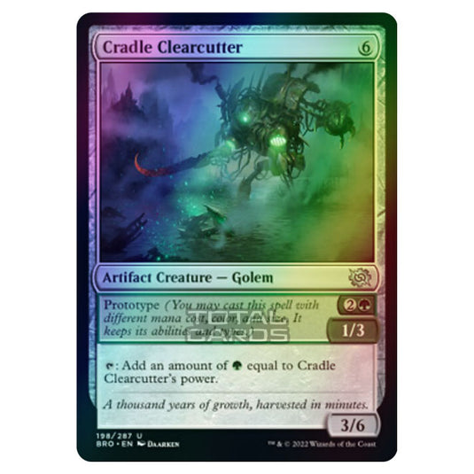 Magic The Gathering - The Brothers War - Cradle Clearcutter - 198/287 (Foil)