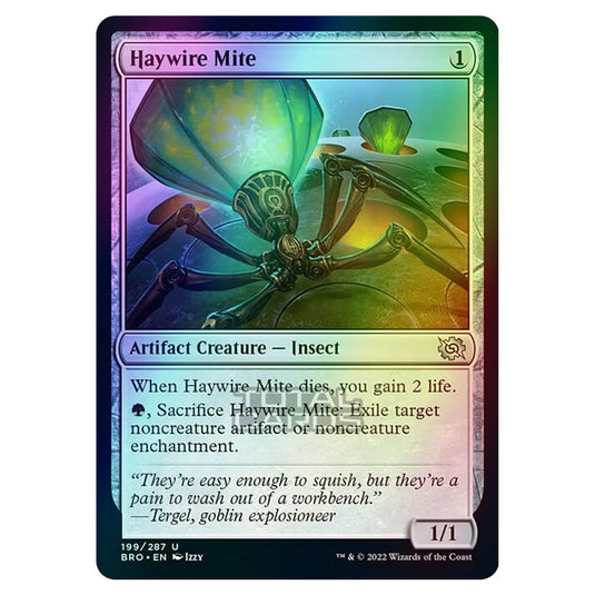 Magic The Gathering - The Brothers War - Haywire Mite - 199/287 (Foil)