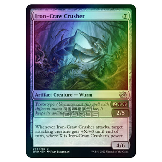 Magic The Gathering - The Brothers War - Iron-Craw Crusher - 200/287 (Foil)