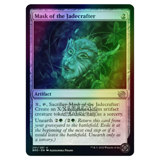 Magic The Gathering - The Brothers War - Mask of the Jadecrafter - 201/287 (Foil)