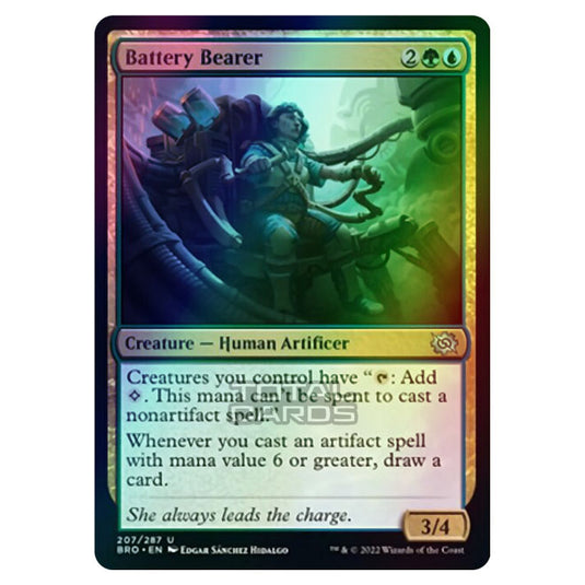 Magic The Gathering - The Brothers War - Battery Bearer - 207/287 (Foil)