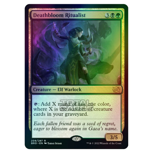 Magic The Gathering - The Brothers War - Deathbloom Ritualist - 208/287 (Foil)