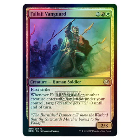 Magic The Gathering - The Brothers War - Fallaji Vanguard - 210/287 (Foil)