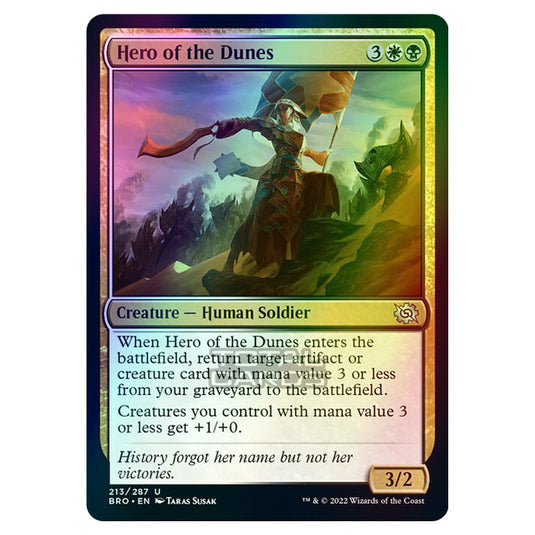 Magic The Gathering - The Brothers War - Hero of the Dunes - 213/287 (Foil)