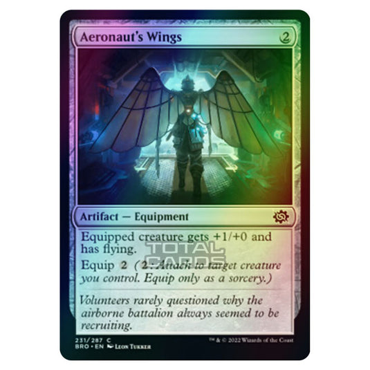 Magic The Gathering - The Brothers War - Aeronaut's Wings - 231/287 (Foil)