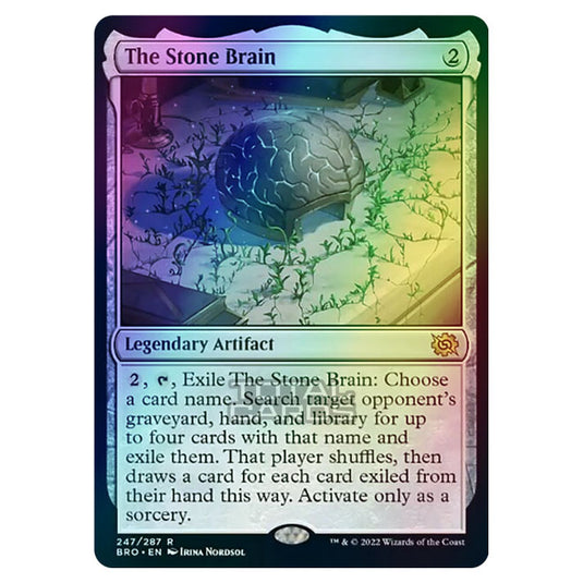 Magic The Gathering - The Brothers War - The Stone Brain - 247/287 (Foil)