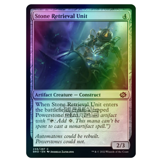 Magic The Gathering - The Brothers War - Stone Retrieval Unit - 248/287 (Foil)