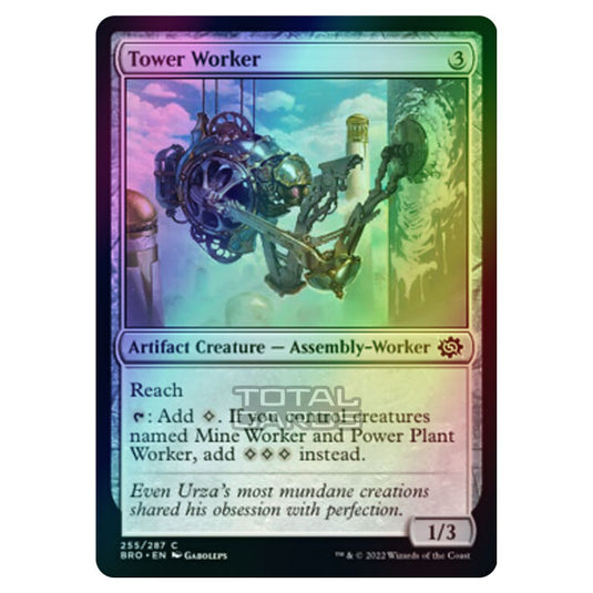 Magic The Gathering - The Brothers War - Tower Worker - 255/287 (Foil)