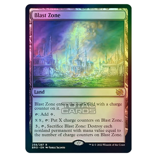 Magic The Gathering - The Brothers War - Blast Zone - 258/287 (Foil)