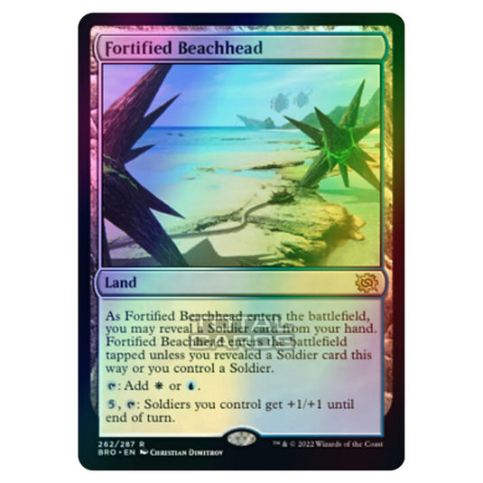 Magic The Gathering - The Brothers War - Fortified Beachhead - 262/287 (Foil)