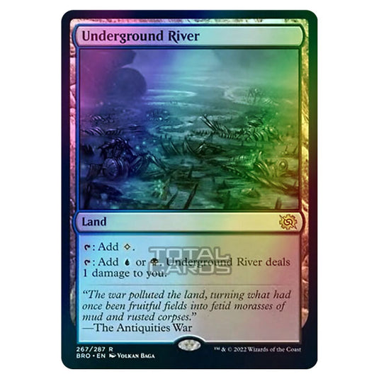 Magic The Gathering - The Brothers War - Underground River - 267/287 (Foil)