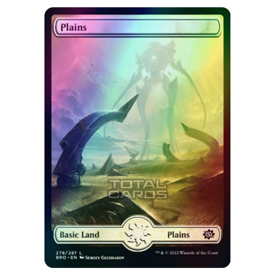 Magic The Gathering - The Brothers War - Plains - 278/287 (Foil)