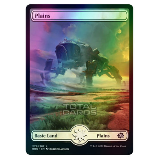 Magic The Gathering - The Brothers War - Plains - 279/287 (Foil)