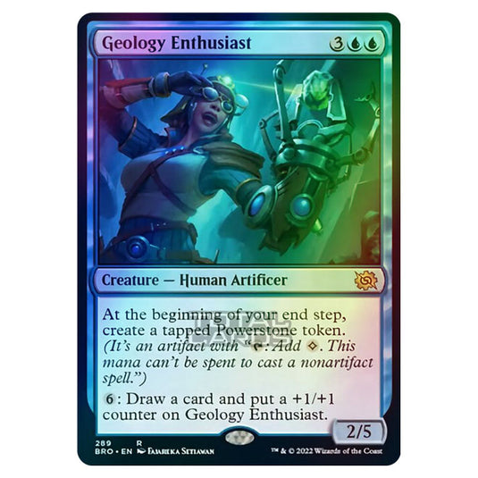 Magic The Gathering - The Brothers War - Geology Enthusiast - 289/287 (Foil)