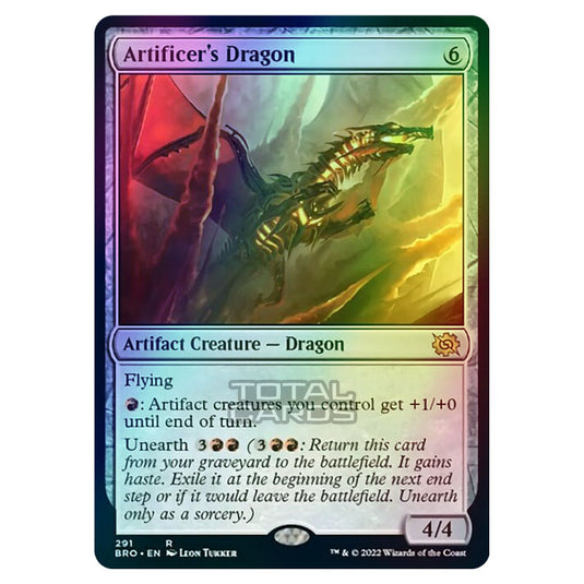 Magic The Gathering - The Brothers War - Artificer's Dragon - 291/287 (Foil)