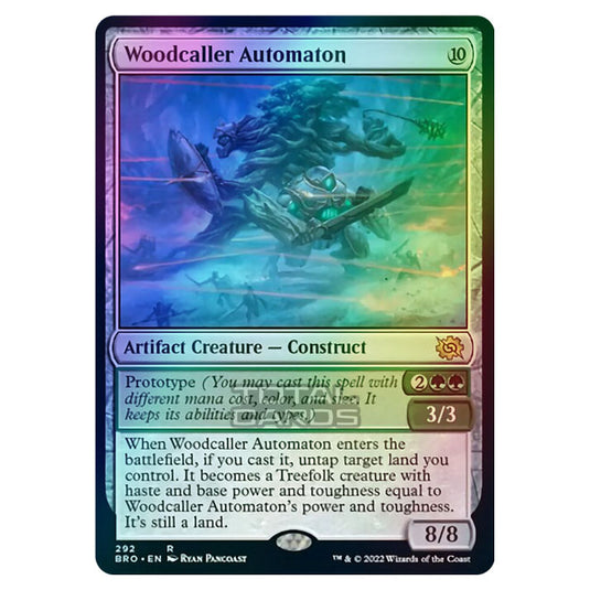 Magic The Gathering - The Brothers War - Woodcaller Automaton - 292/287 (Foil)