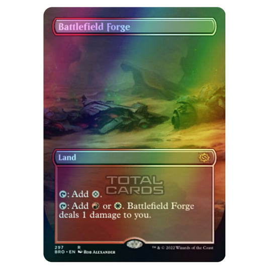 Magic The Gathering - The Brothers War - Battlefield Forge (Alternate-Art Borderless Card) - 297/287 (Foil)