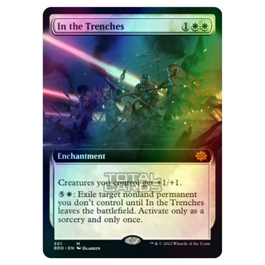 Magic The Gathering - The Brothers War - In the Trenches (Extended Art Card) - 301/287 (Foil)