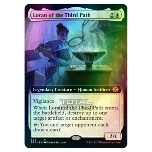 Magic The Gathering - The Brothers War - Loran of the Third Path (Extended Art Card) - 304/287 (Foil)