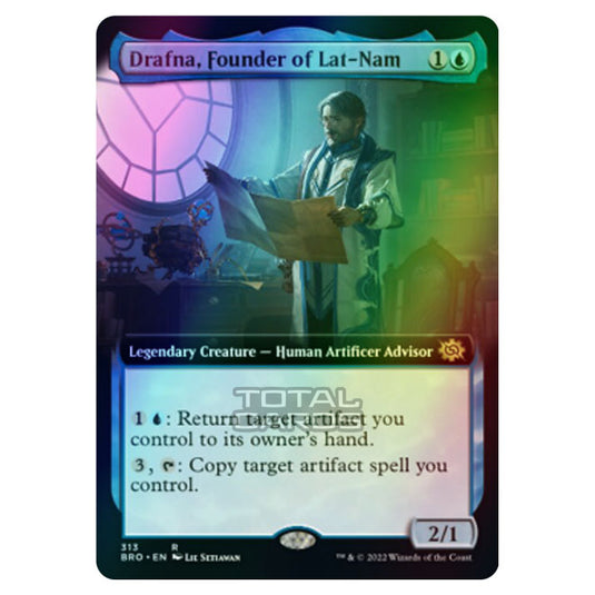 Magic The Gathering - The Brothers War - Drafna, Founder of Lat-Nam (Extended Art Card) - 313/287 (Foil)