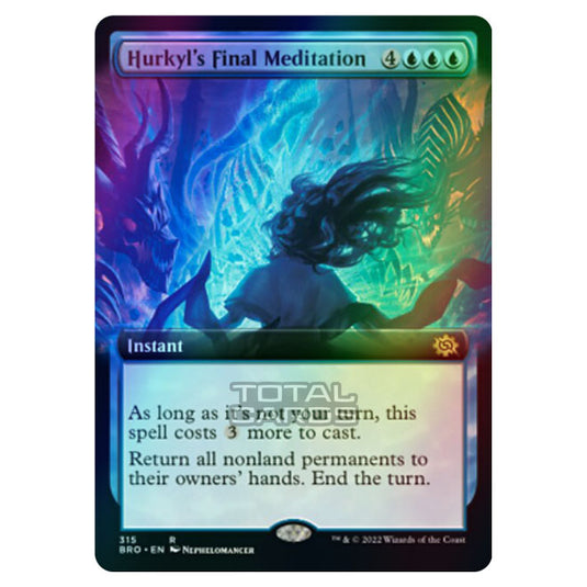 Magic The Gathering - The Brothers War - Hurkyl's Final Meditation (Extended Art Card) - 315/287 (Foil)