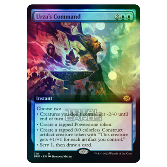 Magic The Gathering - The Brothers War - Urza's Command (Extended Art Card) - 318/287 (Foil)