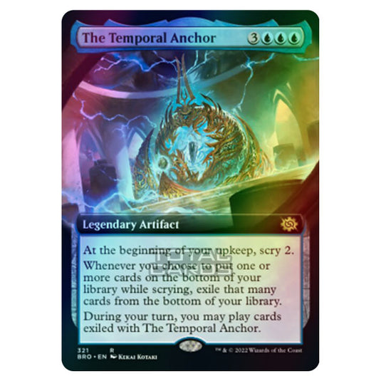 Magic The Gathering - The Brothers War - The Temporal Anchor (Extended Art Card) - 321/287 (Foil)