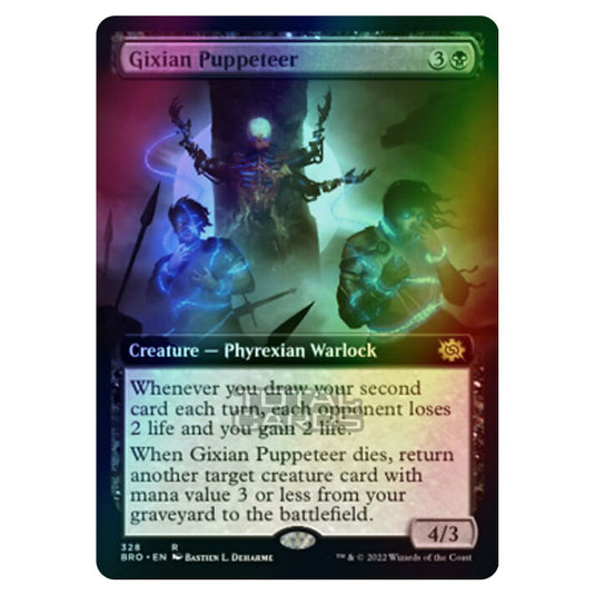 Magic The Gathering - The Brothers War - Gixian Puppeteer (Extended Art Card) - 328/287 (Foil)