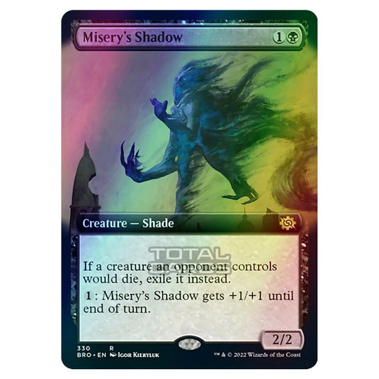 Magic The Gathering - The Brothers War - Misery's Shadow (Extended Art Card) - 330/287 (Foil)
