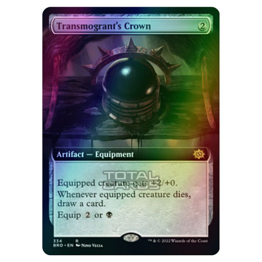 Magic The Gathering - The Brothers War - Transmogrant's Crown (Extended Art Card) - 334/287 (Foil)