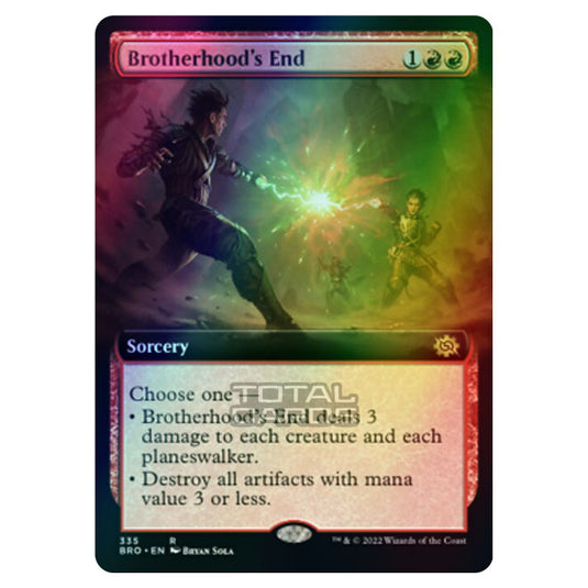 Magic The Gathering - The Brothers War - Brotherhood's End (Extended Art Card) - 335/287 (Foil)