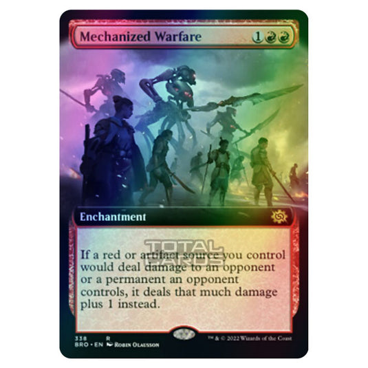 Magic The Gathering - The Brothers War - Mechanized Warfare (Extended Art Card) - 338/287 (Foil)