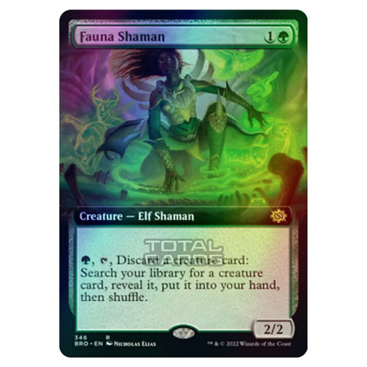 Magic The Gathering - The Brothers War - Fauna Shaman (Extended Art Card) - 346/287 (Foil)