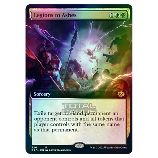 Magic The Gathering - The Brothers War - Legions to Ashes (Extended Art Card) - 356/287 (Foil)