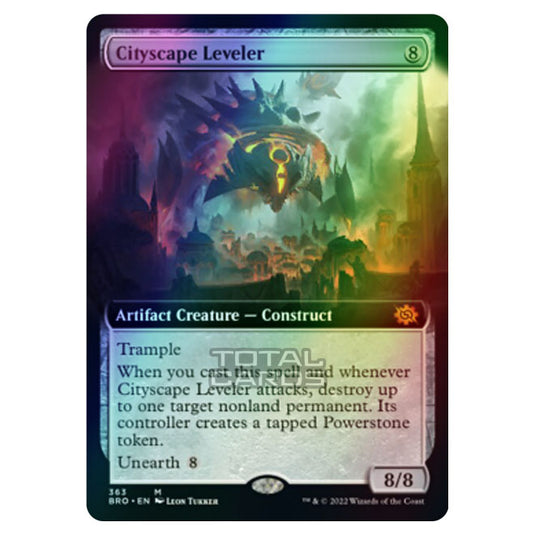 Magic The Gathering - The Brothers War - Cityscape Leveler (Extended Art Card) - 363/287 (Foil)