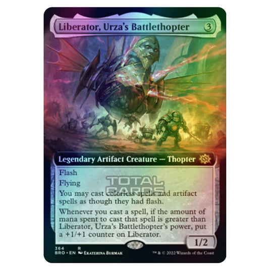 Magic The Gathering - The Brothers War - Liberator, Urza's Battlethopter (Extended Art Card) - 364/287 (Foil)