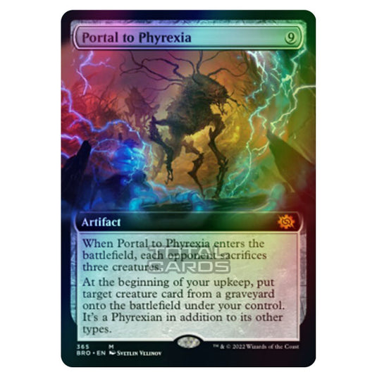 Magic The Gathering - The Brothers War - Portal to Phyrexia (Extended Art Card) - 365/287 (Foil)