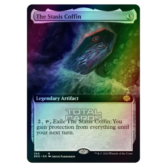 Magic The Gathering - The Brothers War - The Stasis Coffin (Extended Art Card) - 366/287 (Foil)