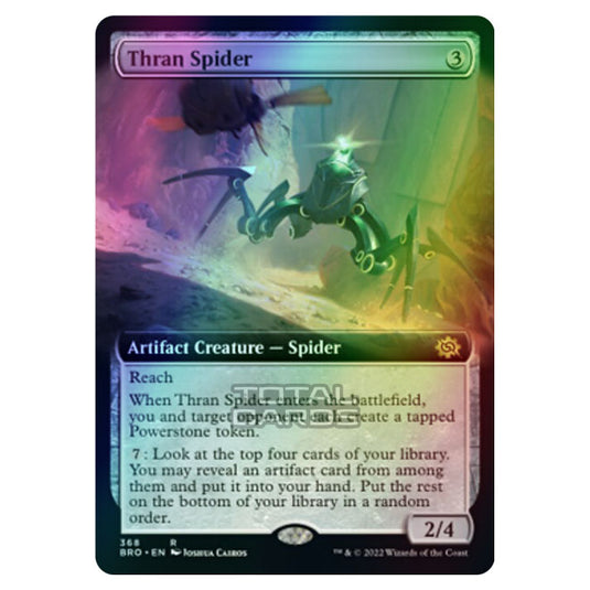 Magic The Gathering - The Brothers War - Thran Spider (Extended Art Card) - 368/287 (Foil)