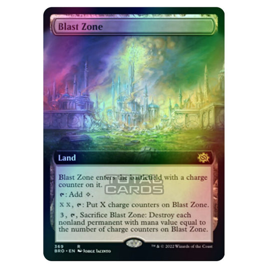 Magic The Gathering - The Brothers War - Blast Zone (Extended Art Card) - 369/287 (Foil)