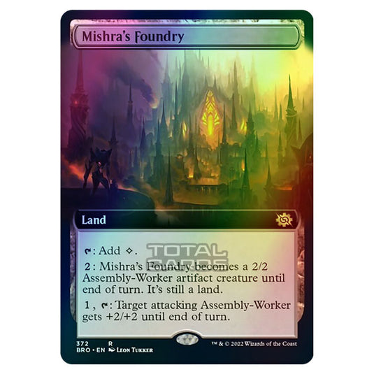Magic The Gathering - The Brothers War - Mishra's Foundry (Extended Art Card) - 372/287 (Foil)
